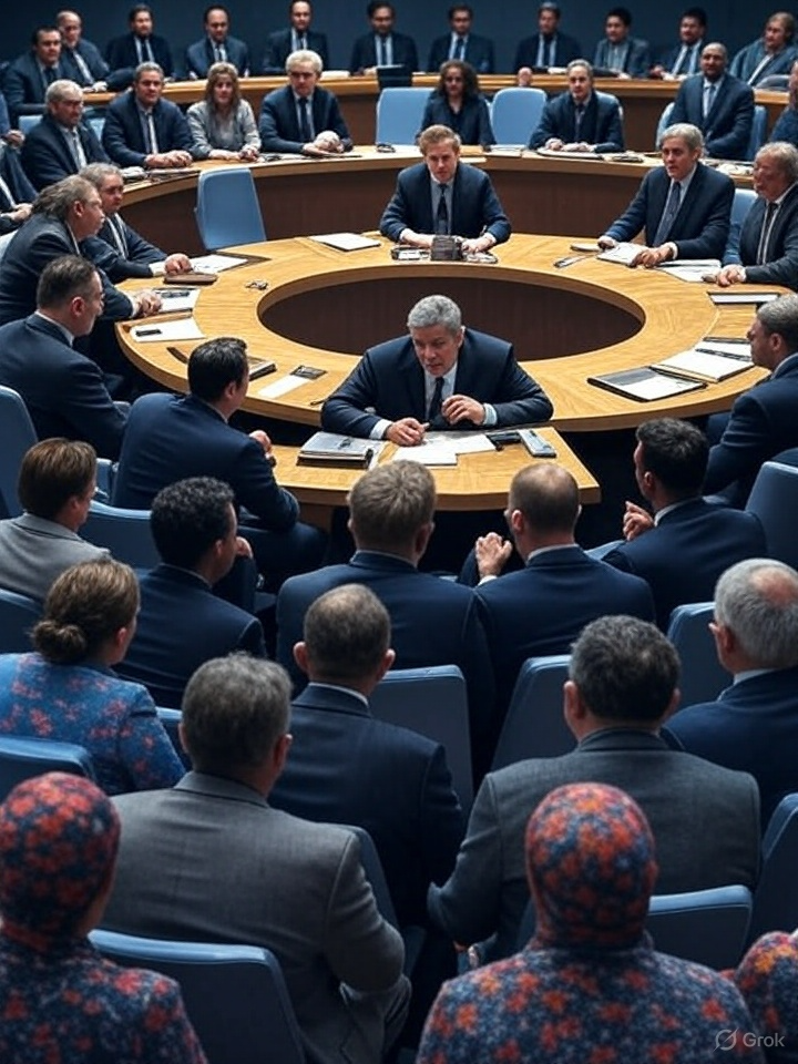 UN Security Council in session